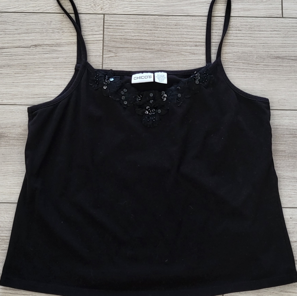 Womens black tank top